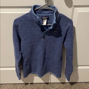 Patagonia Navy Heather Quarter-Zip Fleece